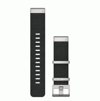 QuickFit 22 mm - Jacquard-weave nylon strap, Black - 010-12738-21 - Garmin